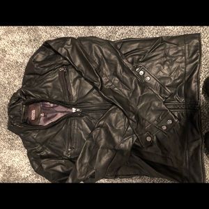 Michael kors leather jacket